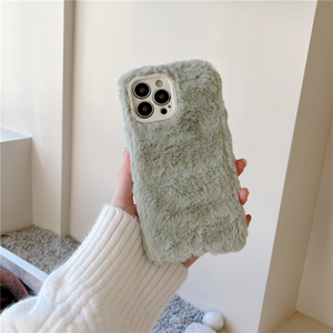Winter Warme Hand Pluche Zachte Telefoon Case Voor Iphone 11 12 13 X Xr Xsmax, Voor Iphone 14 Case Bont - Product Image 4