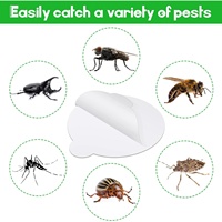 Piège rond à insectes Planches à colle Piège à mouches à fruits collant Tueur de mouches à moustiques pour moustiques Mouches à fruits Moucherons Mites Convient à la plupart des modèles