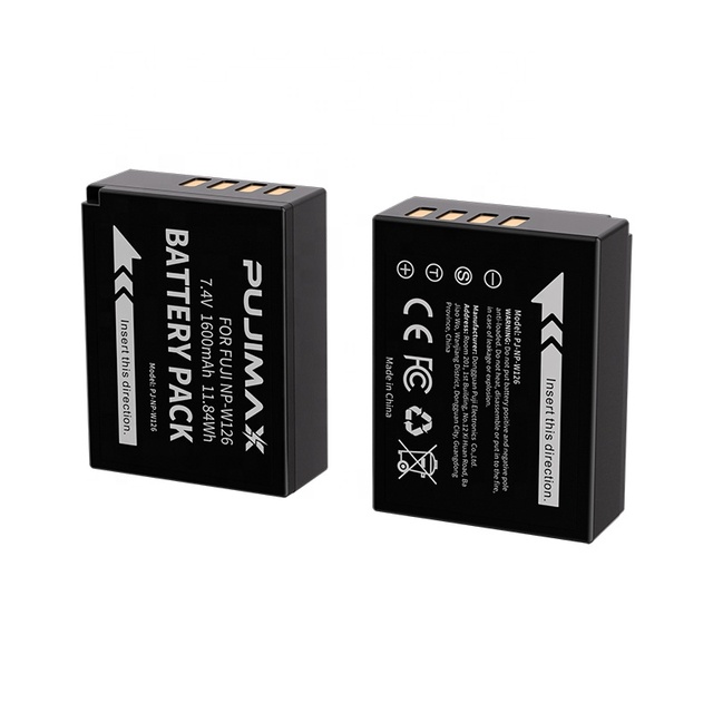 PUJIMAX 1600mAh NP-W126 Battery for Fujifilm FinePix HS30EXR HS33EXR HS35EXR HS50EXR X-A1 X-A2 X-A3 X-A5 X-A7 X-A10 X-A20 Camera