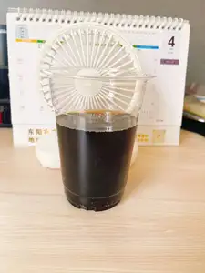 Fukangカスタマイズ14-20オンス透明PETプラスチックカップ使い捨てコールドドリンクカップ