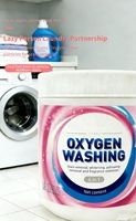 Poudre détachante blanchissante oxygénée écologique 350g, sans danger pour les couleurs, pour le blanchiment du linge et le nettoyage des vêtements domestiques