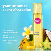 Brume corporelle hydratante légère et non collante Pineapple Punch Tiare Flower Salted Coconut Cashmere pour femme 200ml