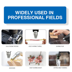 Promoción 600W pantalla Digital <span class=keywords><strong>pistola</strong></span> <span class=keywords><strong>de</strong></span> aire caliente pantalla LED modelo eléctrico con Control <span class=keywords><strong>de</strong></span> temperatura 120L <span class=keywords><strong>para</strong></span> clasificación Industrial DIY - Product Image 2