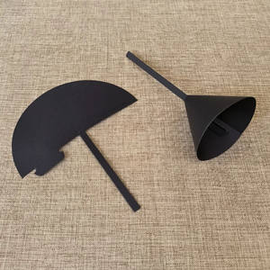 Benutzer definierte Glas Trichter Schwarz Weiß Blotter Parfüm Streifen Duftöl Aroma therapie Probe Tester Schwarzes Papier Mit Gold Logo - Product Image 6