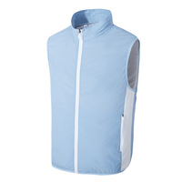Herren Kühl weste Sommer Heiß verkaufte Klimaanlagen kleidung mit wiederauf ladbarem Lüfter Hitze beständige Outdoor Cool Vest Workwear
