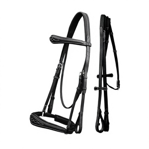 Brida para Caballo Hecha a Mano de Cuero Suave Personalizable de Alta Calidad, Estilo Inglés, Tamaño 2x3x2m para un Montar Cómodo en Entrenamiento - Product Image 3
