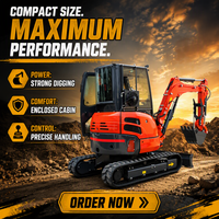Excavator Mini Kubota KX163-5 Bekas, Thumb Hitam, Asli Jepang, 5.5 Ton, Track Karet, Mini Excavator Kompak 2023, Ready Stock, Harga Murah