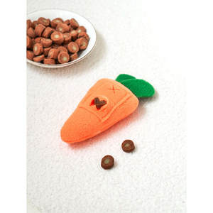 Mini jouet olfactif carotte pour animaux de compagnie - Product Image 1