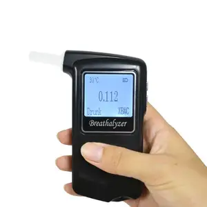High Quality Inhalation fuel cell sensor breath analyzer personal breathalyzer alcohol tester keychain