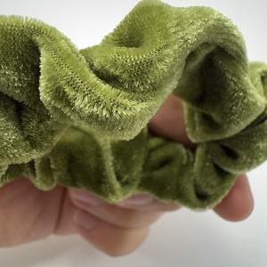 Daou Chouchou en velours uni <span class=keywords><strong>de</strong></span> style coréen, minimaliste, haute élasticité, grande taille, pour <span class=keywords><strong>femme</strong></span>, doux, élégant et polyvalent - Product Image 5