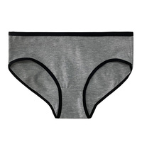 Culottes Sexy et Magnifiques pour Femme, Vêtement Intérieur Taille Moyenne en Coton Noir et Blanc, Type Slip Féminin, Vente Chaude