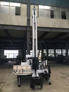 좋은 품질의 시추공 드릴링 리그 트레일러 장착 160m 물 우물 드릴링 리그 기계 농업용 - Product Image 3