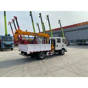 Camion mobile JMC double cabine de 3,2 tonnes avec grue à flèche articulée à vendre - Product Image 5