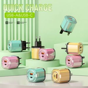 ที่ชาร์จเร็ว20W หลากสีสำหรับโทรศัพท์มือถือปลั๊ก EU USA - Product Image 4