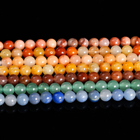 JD GEMS Vente en gros de pierres naturelles Perles d'aventurine verte en vrac pour la fabrication de bijoux DIY Bracelet Collier Fournitures d'artisanat