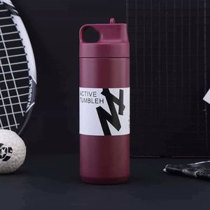 316 Stainless Steel Insulated Water Bottle Pop-Up Lid Portable Thermal Bottle <b>Large</b> Capacity Food Grade Travel Mug - Product Image 3