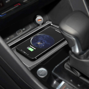 QI <span class=keywords><strong>voiture</strong></span> chargeur sans fil pour <span class=keywords><strong>Volkswagen</strong></span> VW <span class=keywords><strong>Tiguan</strong></span> allspace MK2 2023-2017 <span class=keywords><strong>support</strong></span> de téléphone à Charge rapide accessoires de plaque de charge - Product Image 6