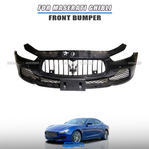 Repuesto Crítico para Maserati Ghibli 2013-2017 Parachoques Delantero Negro de Plástico de Larga Duración OE 673001801 - Product Image 2