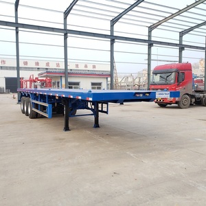 Remorque semi-plat à <span class=keywords><strong>2</strong></span> essieux, 3 essieux, 40 tonnes, 40 pieds, neuve et d'occasion, en vente - Product Image 4