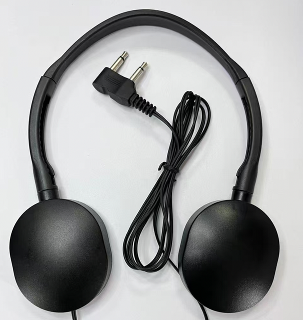 Cheap Price Disposable 3.5Mm Airline Headset Earphones Headphones Wired in Ear Aviation Music Stereo Earphones in Bulk