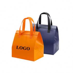 Wholesale Heavy Duty <b>Insulated</b> <b>Cooler</b> <b>Bag</b> Custom Logo Non-Woven Aluminum Foil Tote for Lunch Drink Picnic Travel Letter Pattern - Product Image 3