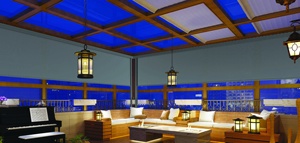 Stores enrouleurs d'extérieur étanches, coupe-vent, pare-soleil, écran rétractable motorisé, écran zippé - Product Image 3