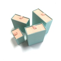 Boîte à bijoux en carton rigide, écologique, recyclable, non déformable, personnalisable avec logos et couleurs