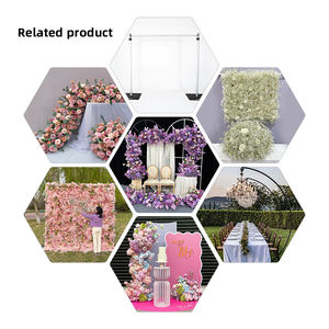 Chemin de table en fleurs artificielles en soie de qualité supérieure, écologique, toucher réel, avec couleur personnalisée pour la décoration de la maison, des fêtes et des mariages - Product Image 5