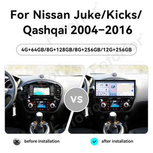 Foforfor Qualcomm 15.8 Pollici Android 15 Schermo Touch Radio Auto GPS Navigazione per Nissan <span class=keywords><strong>Juke</strong></span>/Kicks/Qashqai 2004-<span class=keywords><strong>2016</strong></span> Carplay Auto - Product Image 2