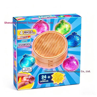 Jouets Squishy 2026 : Kit Boîte Calendrier de l'Avent en Forme de Boule, Jouet de Décompression à Presser au Sucre de Malt, Boîte Amusante Squishy