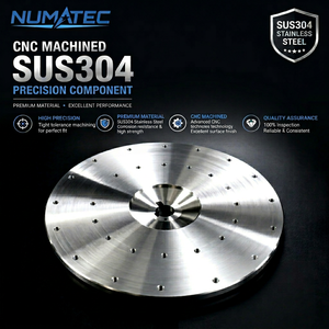 Componentes de Precisión de Acero Inoxidable SUS304, SUS316 Mecanizados por CNC NUMATEC, Fresado y Torneado para Maquinaria Industrial, Hecho en Vietnam - Product Image 1