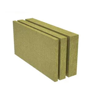 ASTM FIRE RETARDANT thermal insulation rock wool board for wall and roof fitting