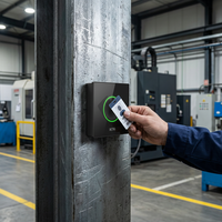 Lector de Control de Acceso para Elevador WCMI, Escáner de Código QR Metálico Ultrafino, Módulo RFID de 13.56MHz