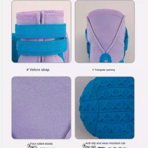 Chaussures pour chien d'hiver <span class=keywords><strong>de</strong></span> luxe respirantes imperméables antidérapantes lumineuses anti-salissures pour Teddy Pet Shoes Golden Hair Small Large - Product Image 4