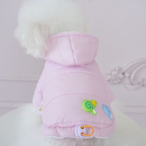Cappotto Invernale Imbottito in Cotone a Due Zampe <span class=keywords><strong>per</strong></span> Cani e Gatti, Abbigliamento Spesso <span class=keywords><strong>per</strong></span> Cuccioli e Gattini, <span class=keywords><strong>per</strong></span> Uso Quotidiano Interno ed Esterno - Product Image 3