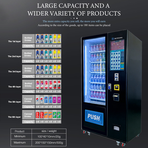 Distributeur automatique intelligent de boissons et de collations RUNYANG, personnalisé, à monnayeur, pour l'extérieur - Product Image 3