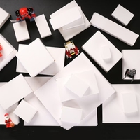 Forme personnalisable de petite boîte de papier de carton épais qui respecte l'environnement du blanc 2mm