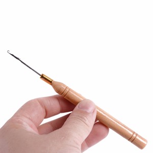 12 Pcs Aiguille Enfileur Tirant Crochet Microring Cheveux Extension Outils pour Tinsel Cheveux Extension, Plume et Dreads <span class=keywords><strong>Installation</strong></span> - Product Image 4