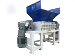 SPRD-1000 Model Double Shaft Shredder Machine For Recycling Waste Plastic Metal Films