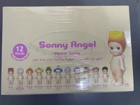 Figuras Miniatura de la Serie de Flores Sonny Angels, Muñecos de Juguete, Decoración para Teléfono y Computadora, Caja Misteriosa, Modelo Kawaii, Regalo