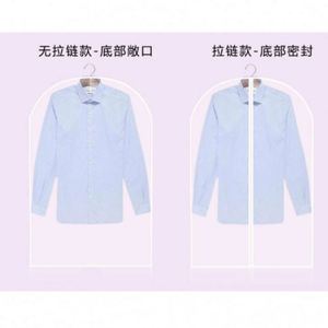 Housse de costume transparente anti-poussière personnalisée en tissu tissé pour vêtements et robes - Product Image 3