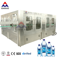 Ligne de production de la machine de remplissage d'eau minérale purifiée par bouteille 12000BPH usine automatique
