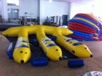 5 cavaliers PVC gonflable banane bateau 0.9MM Premium Sport aquatique jeu installation gonflable eau Amusement équipement