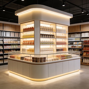 可定制超市货架和零售展示架，提供OEM设计，适用于品牌店什物 - Product Image 5