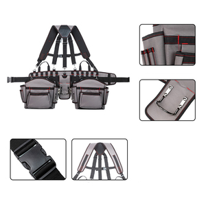 Prêt à expédier échantillon gratuit chariot menuiserie sac à outils fer travailleur outil ceinture sac multi-usages sac de rangement - Product Image 4