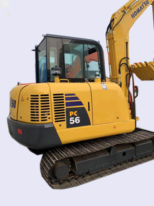 Excavatrice Komatsu PC56 d'origine, 5 tonnes |   Mini-pelleuse d'occasion fabriquée au Japon |   Machine à chenilles d'occasion pour petits projets - Product Image 2