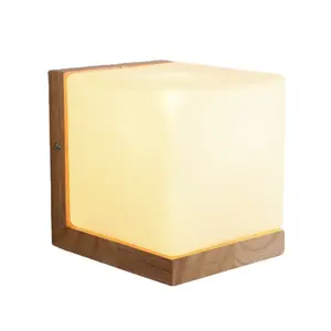 اليابانية جدار الخشب مصباح Suppliers-النمط الياباني خشب متين الحديثة الحد الأدنى الإبداعية مصابيح السرير الجدار للزينة