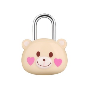 Zhan Hanlai Weishi <b>Cute</b> Pig Padlock Plastic Iron Mini Combination Lock For Bag Cabinet Suitcase Travel Security Lock - Product Image 2