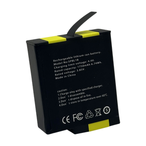 Batería de cámara digital de alta capacidad, 2000mAh, 3,85V-4,4V, 7,7Wh, resistente al agua, duradera, de repuesto, ligera - Product Image 2