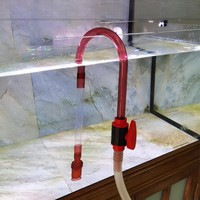 Aspirateur de gravier électrique pour aquarium, changeur d'eau multifonctionnel, pompe rechargeable grande capacité, grand filtre pour aquarium